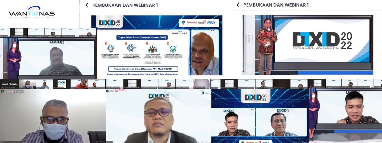 Digital Transformation Virtual Expo 2022 (DTXID 2022) – Day 1 "Pertumbuhan dan Tantangan Transformasi Digital di Indonesia"